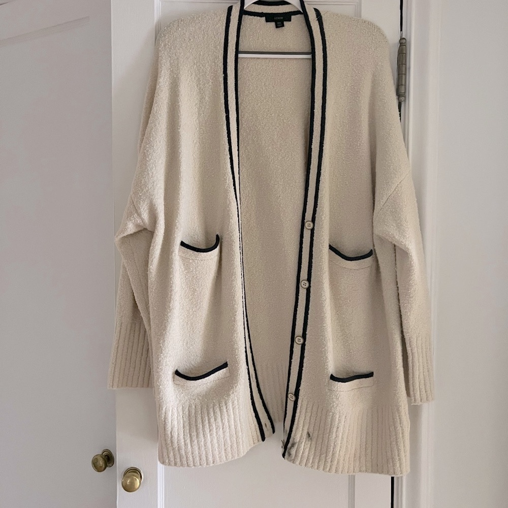 J crew cardigan preppy M/L size academia
